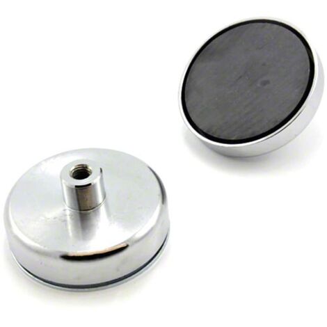 Magnete Pentola Per Ferrite Per Applicazioni Fai -Da -Te, Ingegneria, Produzione, Impiccagione E Mantenimento - Filo M10 Di Alto Livello x 32mm - Pullo Da 60kg