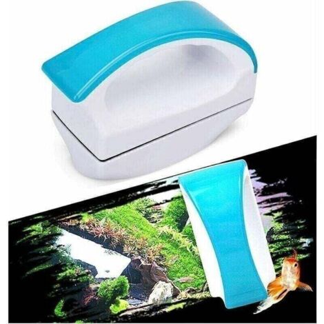 Magnete per la pulizia dell'acquario Sera Detergente per vetri dell'acquario, Detergente per alghe per acquario Magnete per acquario, Spugna per la pulizia dell'acquario Spazzola magnetica per acquari