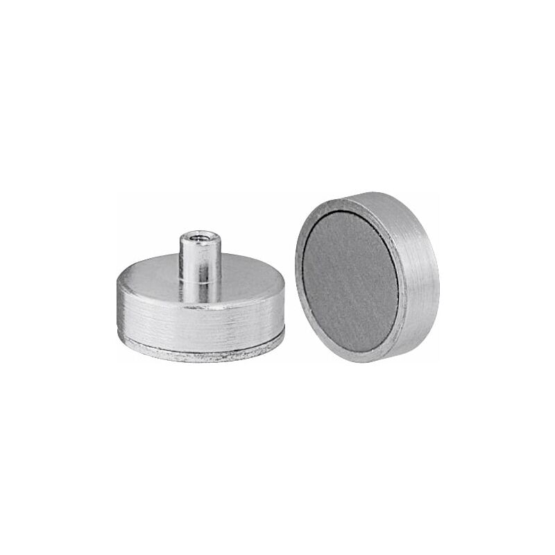 Magnete permanente cilindrico piatto con