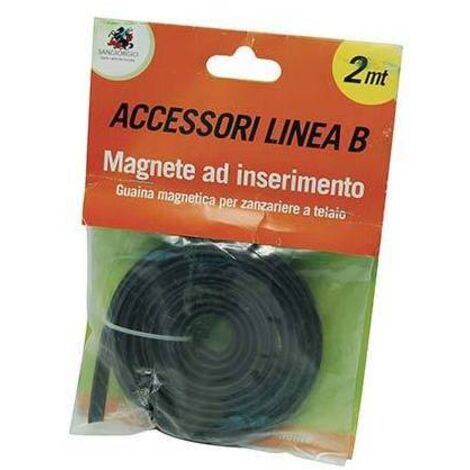 MAGNETE PROFILO ZANZARIERA LINEA B SANGIORGIO - MT 2 - 5 pezzi