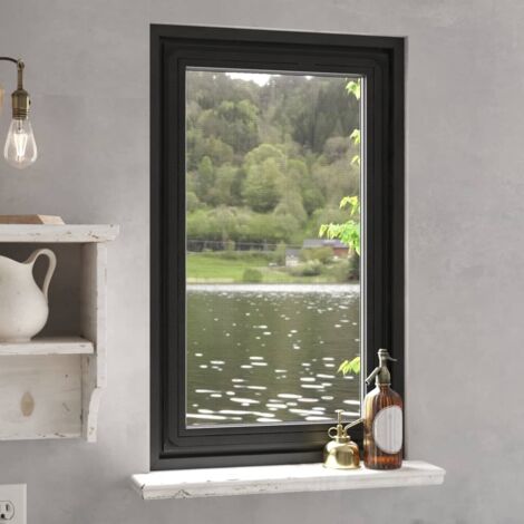 Magnetfliegengitter für Fenster anthrazit 80x140 cm