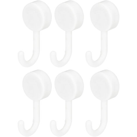 Magnethaken E18 N52 [6 Stück] Schwerlast [0–5 kg] Kein Bohren erforderlich