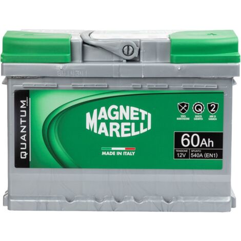 Magneti Marelli Batteria per auto 60AH 12V 540A EN1 per cassetta L2B