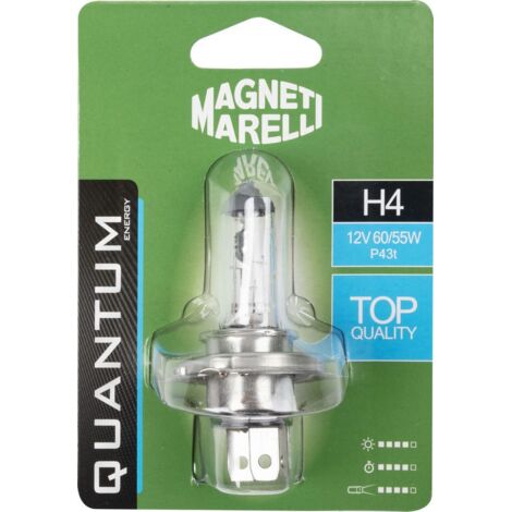 Magneti Marelli H4 lampadina Alogena singola auto 12V 60/55W attacco P43t