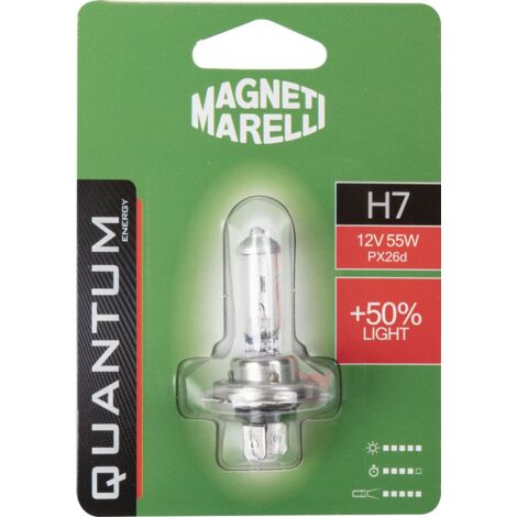 Magneti Marelli H7 lampadina singola auto +50% light 12V 55W attacco PX26d