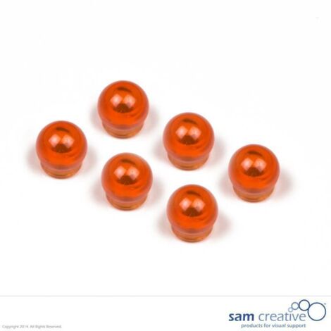 Magneti per lampadine Extra Strong 15 mm arancione