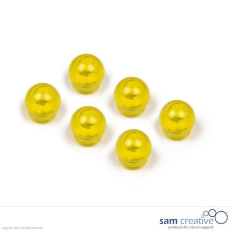 Magneti per lampadine Extra Strong 15 mm giallo