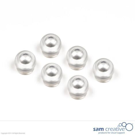 Magneti per lampadine Extra Strong 15 mm trasparenti