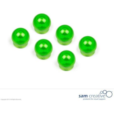 Magneti per lampadine Extra Strong 15 mm verde