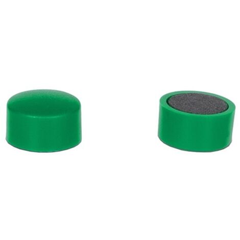 Magneti per lavagne bianche 10 mm - Verde - 10 pezzi