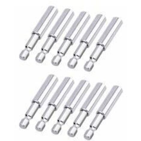 Magnetic Bit Holder, Powerful Magnetic Bit Holder, 1/4" Hex Shank for Screwdriver/Drill/Impact Driver/Magnetic Bit Holder