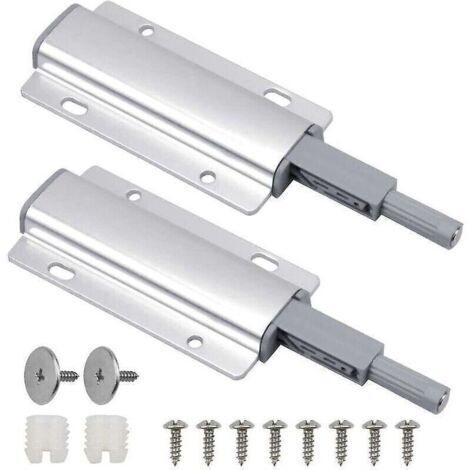 Magnetic Cabinet Door Opener, Magnetic Door Closer, Push-Close, Heavy Duty Push-Close