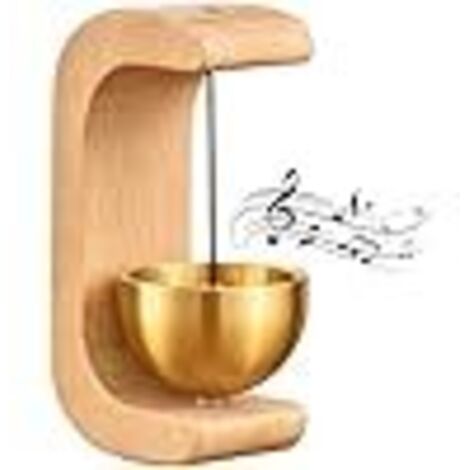 Magnetic Door Chime Bell, Wooden Shopkeepers Bell for Door Opening - Ding Ding Sound