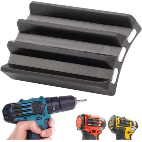 Magnetic Drill Bit Holder Universal Magnetic Screwdriver Bit Holder Sleeve - Powerful Impact Drill Magnet, Holds 3 Bits on Side of Drill MUMU