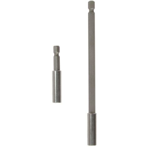 Magnetic Extension Bit Holder 60 & 150mm 1/4" Hex Screwdriver Drill Extra Long
