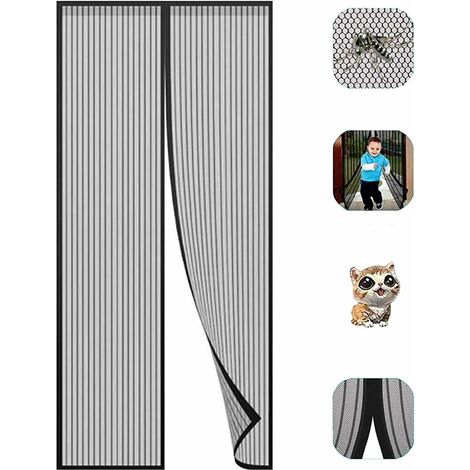 Magnetic Mosquito Net Door, Anti-Mosquito Door Curtain, Automatic Closing For Corridors Patio Doors Anti-Bug Mosquito Curtain, Easy Installation Without Tools 90220