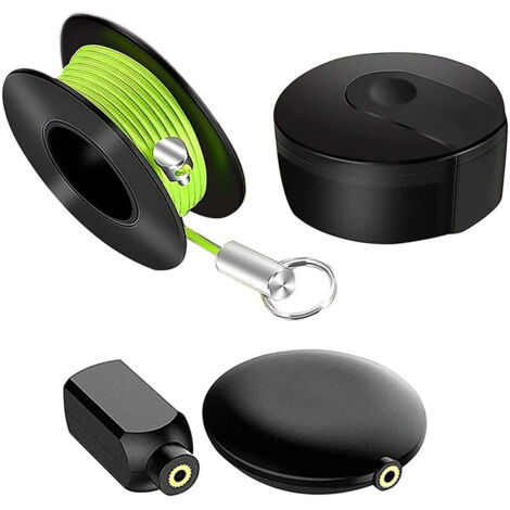 Magnetic Puller, Wire Pulling Tool, Fish Tape Wire Pulling System, Metal Cable Wire Fishing Tools Coaxial Electric Fish Tape Kit A