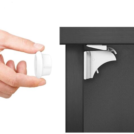 Magnetic Safety Cabinet Drawer Locks 20 Locks 3 Keys Invisible Easy Install Sturdy Childproof