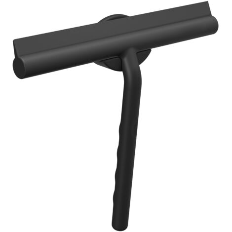 Magnetic Shower Squeegee Auto Adhesive No Drill Wide Rubber Blade Modern Bathroom Cleaner