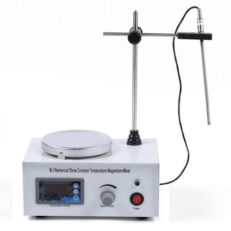 Magnetic Stirrer Mixeur Hot Plate 1000 ml Agitateur magnétique avec plaque chauffante 300 W Mélangeur magnétique Écran numérique Mélangeur magnétique pour laboratoires