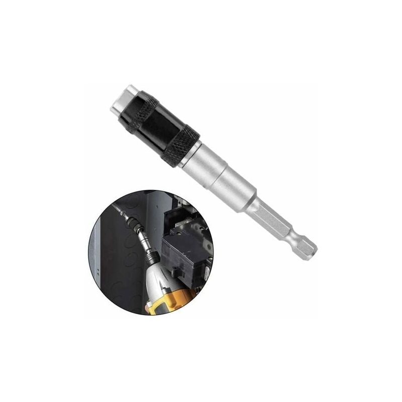 Mumu - Magnetic Swivel Impact Resistant Bit Holder for Screw Drill