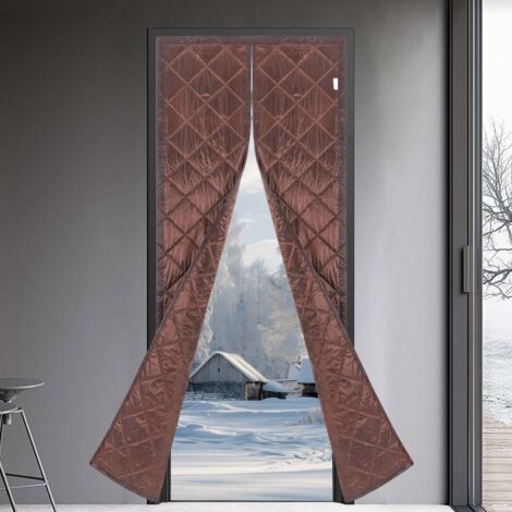 Magnetic Thermal Insulated Curtain Cold&Hot Insulated Door Curtain 33.4680.71in