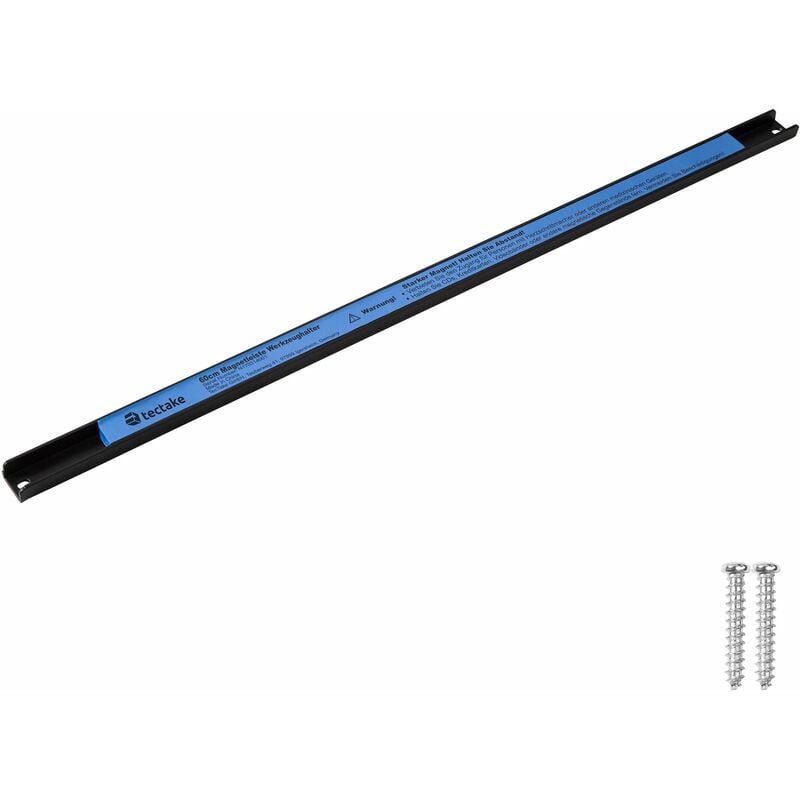 Tectake - Magnetic strip - tool rack, tool holder, magnetic tool holder - black/blue