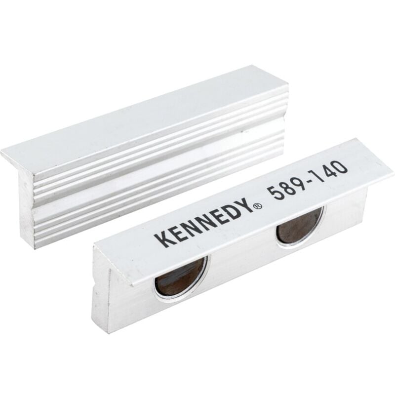 Kennedy - 100mm Aluminium Faced Magnetic Vice Jaws