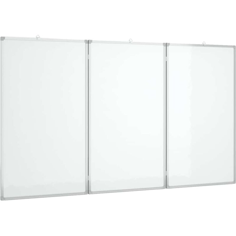 Magnetic Whiteboard Foldable 150x100x1.7 cm Aluminium vidaXL