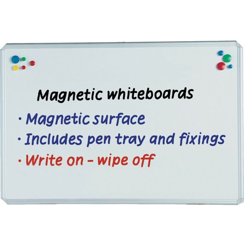 Legamaster - 103154 Drywipe Board Magnetic 1200X900MM