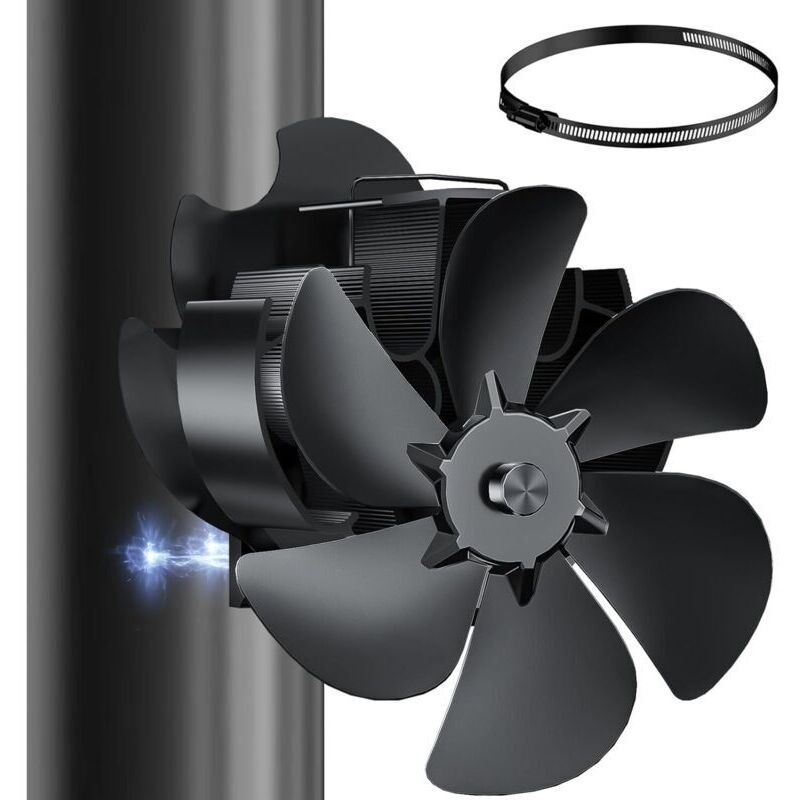 Image of Magnetic Wood Stove Fan with 6&hellip;