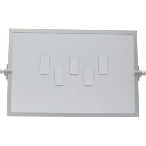 Magnetisch Symbool Balk 2x4 cm wit