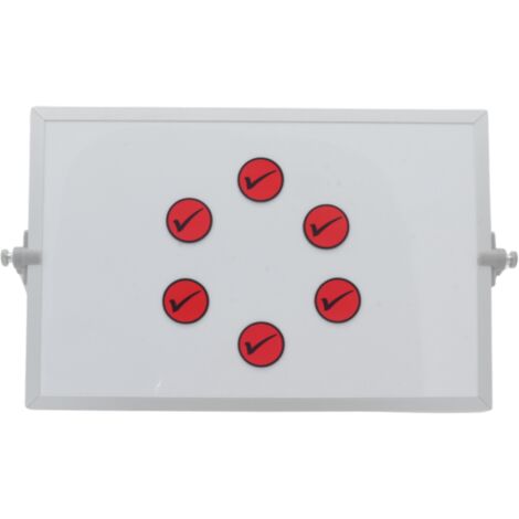 Magnetisch Symbool Vinkje 3x3 cm rood