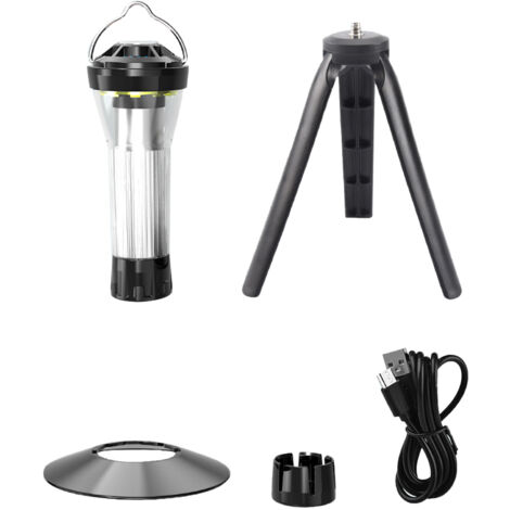 Magnetische Campinglampe mit USB-C-Ladefunktion, 100 lm LED-Laterne zum Wandern und Klettern
