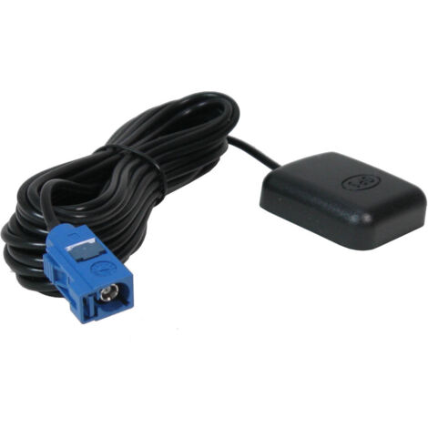 Magnetische GPS-Antenne mit Fakra-Anschluss 5 Meter Kabel Adapter für VW Passat, T5, T5 Multivan) / VW Audi Seat RNS300, RNS310, RNS500, RNS510