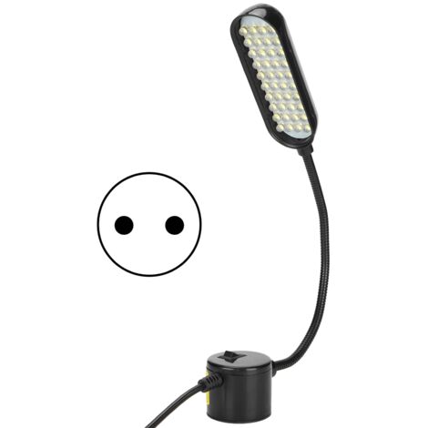 Magnetische LED-Nähmaschinenleuchte, 360° flexibel, mit EU-Stecker