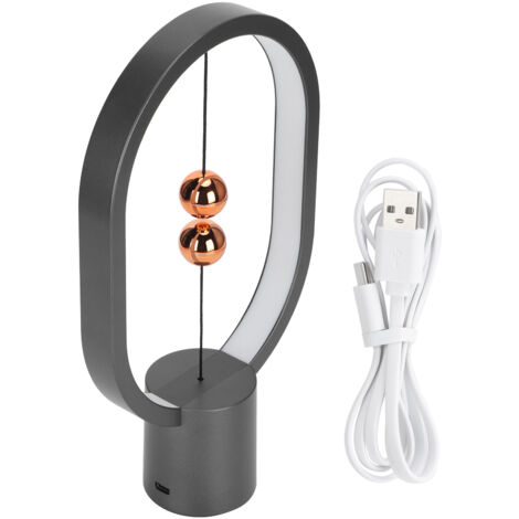 Magnetische LED-Schreibtischlampe mit USB-Anschluss, Luftschalter und intelligenter Absorption