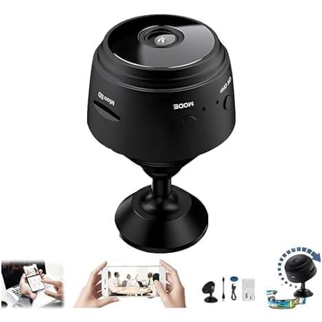 Magnetische Miniatur-Überwachungskamera, 120 Tage Backup-Akkulaufzeit, 2024 Upgrade 1080P HD, kleine kabellose magnetische Überwachungskamera, mobile Nachtsicht-Apps für Zuhause/im Freien (1 Stück)