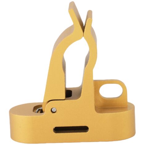 Magnetische Schlägerhalterung, CNC-gefräste Befestigungsclips aus Aluminiumlegierung, kompatibel mit Ringen von 30 bis 60, Zubehör für Goldtrolleys