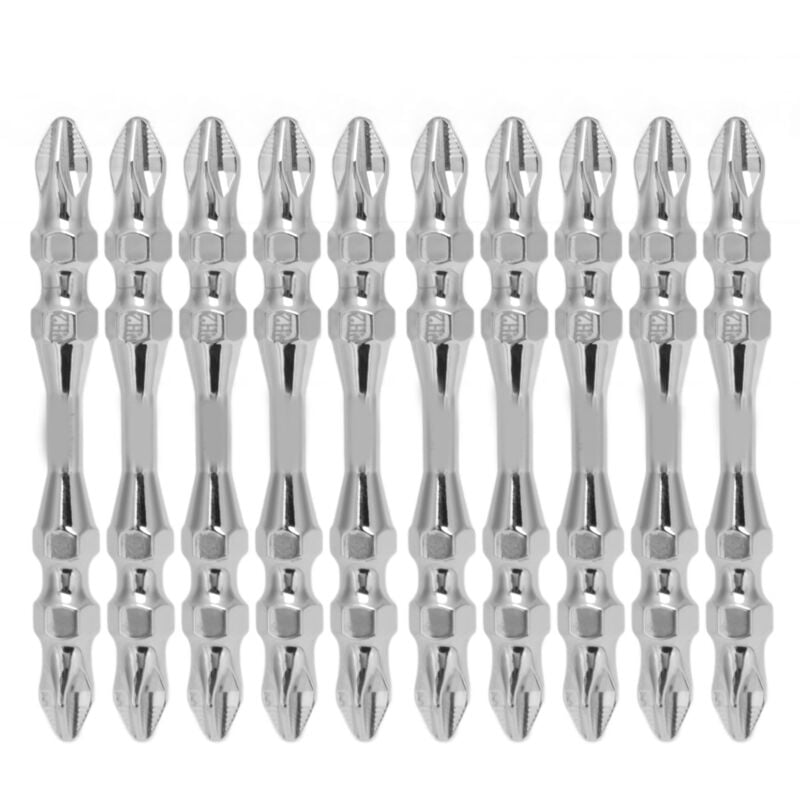 Image of Magnetische Schraubendreherbits, PH2-Schraubendreherbits, 10 Stück, 65 mm Länge, als Ersatz