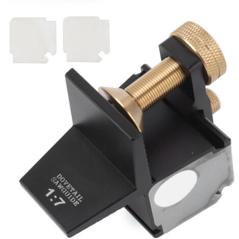 Magnetische Schwalbenschwanzsäge 1:7 für Holz, präzise Schneidführung aus Aluminiumlegierung für die Montage