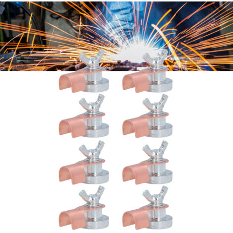 Magnetische Schweißklemme [8 Stück] Tragbarer Metallschweißständer [Stahl] [S 3 cm / 1,2 Zoll] für Zubehör