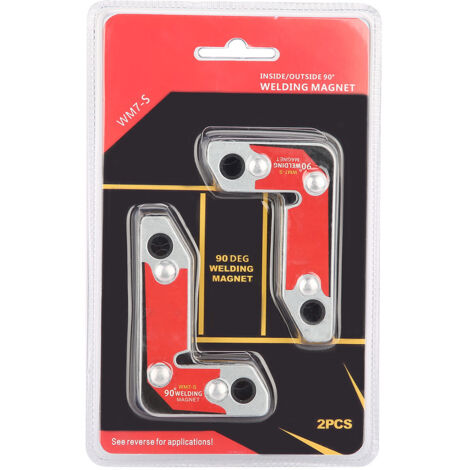 Magnetische Schweißschraubstöcke - 2 Stück, 30/60/90 Grad Winkel