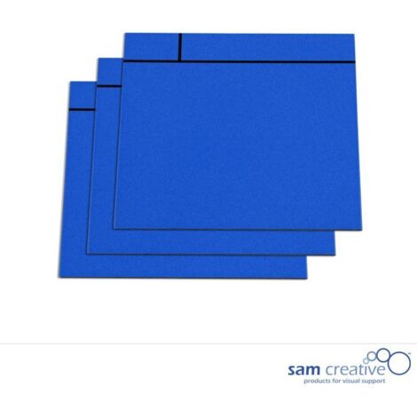 Magnetische Scrum Notizblätter 10x10 cm blau