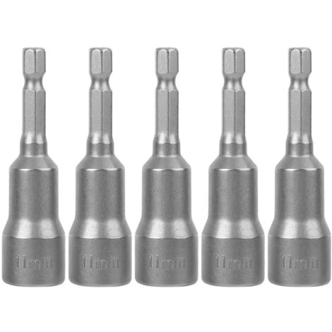 magnetische Sechskant-Schraubendreherbits, 11-mm-Stahlbohradapter