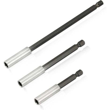Magnetische Verlängerungsstange für elektrischen Bohrer-Bit-Verlängerungshalter, 1/4 Sechskant, Länge 75/100/150 mm