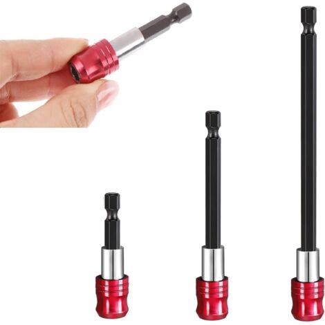 magnetische Verlängerungsstangen mit Sechskantschaft-Schraubendreher-Bits, magnetische Winkelschraubendreher-Verlängerungsstange, magnetischer Schraubendreher-Bit für elektrische Bohrmaschinen und Sch