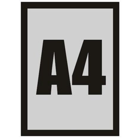 Magnetischer A4-Rahmen (schwarz)