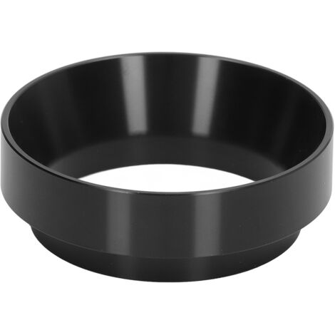 Magnetischer Dosierring aus Edelstahl für Filterhalter, 51 mm schwarzer Kaffeepulvertrichter für Zuhause oder Café