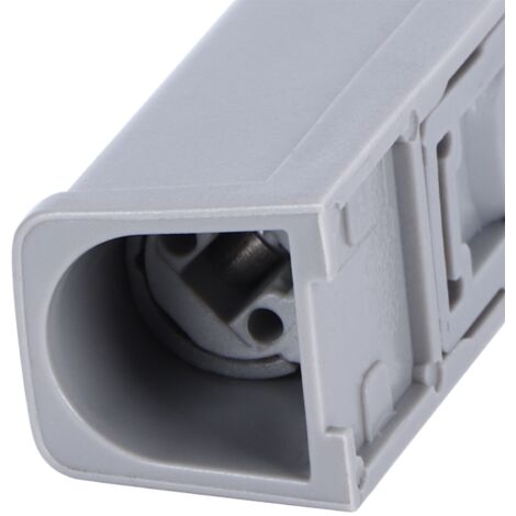 Magnetischer Druckknopf mit Dämpfer für Schranktüren – 2 Sets ABS, Abmessungen 9,5 cm x 1,5 cm, griffloses Öffnungssystem für Möbel und Schubladen